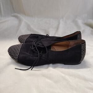 Bakers Women's Black Studded Flats Size 8.5